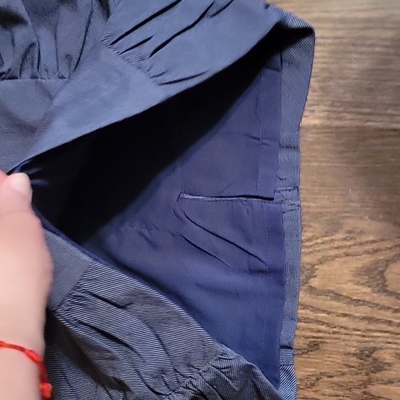 Anthropologie Cartonnier Gray  Ruched Sides Pencil Draped Mini/Midi Slip Skirt 6 - Picture 10 of 12